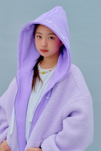 클라우디아 후디 재킷 Claudia hoodie jacket purple